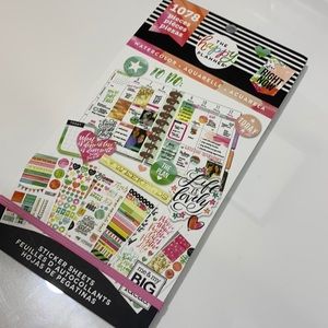 The happy planner watercolor sticker book